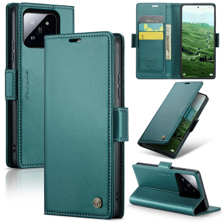 CaseMe 023 Butterfly Buckle Litchi Texture RFID Anti-theft Leather Phone Case