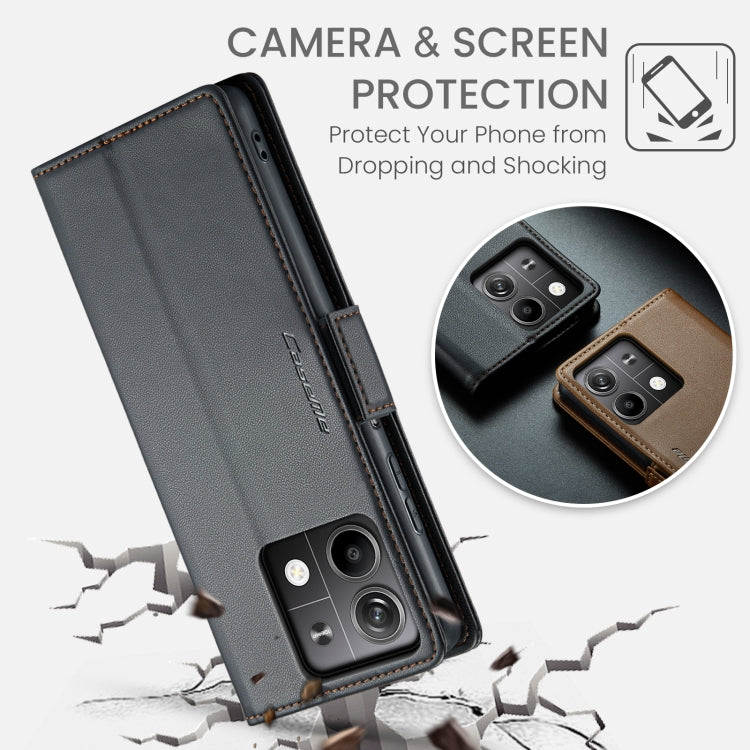 CaseMe 023 Butterfly Buckle Litchi Texture RFID Anti-theft Leather Phone Case