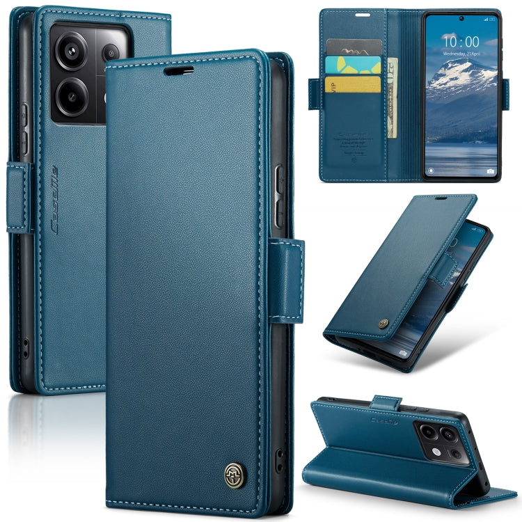 CaseMe 023 Butterfly Buckle Litchi Texture RFID Anti-theft Leather Phone Case