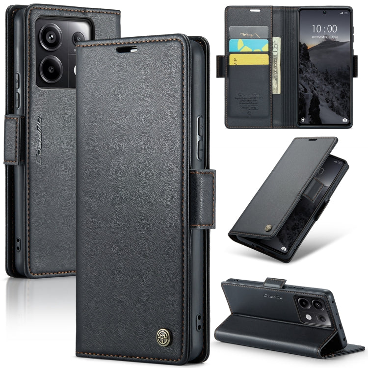 CaseMe 023 Butterfly Buckle Litchi Texture RFID Anti-theft Leather Phone Case