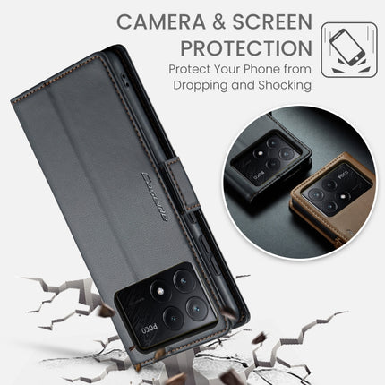 CaseMe 023 Butterfly Buckle Litchi Texture RFID Anti-theft Leather Phone Case