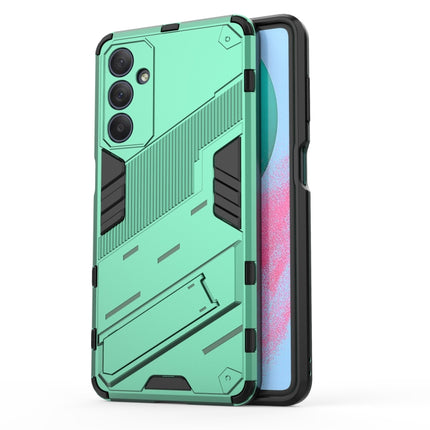 Punk Armor 2 in 1 PC + TPU Phone Case with Holder, For Samsung Galaxy M34 India, For Samsung Galaxy M54 5G