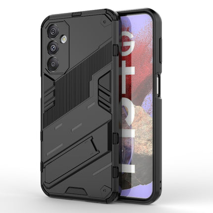 Punk Armor 2 in 1 PC + TPU Phone Case with Holder, For Samsung Galaxy M34 India, For Samsung Galaxy M54 5G