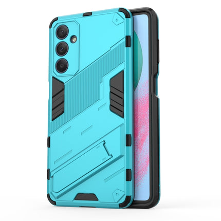Punk Armor 2 in 1 PC + TPU Phone Case with Holder, For Samsung Galaxy M34 India, For Samsung Galaxy M54 5G