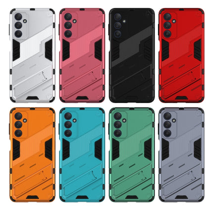 Punk Armor 2 in 1 PC + TPU Phone Case with Holder, For Samsung Galaxy M34 India, For Samsung Galaxy M54 5G