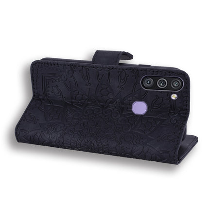 Embossed Sunflower Pattern Horizontal Flip PU Leather Case with Holder & Card Slots & Wallet & Lanyard, For Samsung Galaxy A01, For Samsung Galaxy A11, For Samsung Galaxy M11, For Samsung Galaxy A21, For Samsung Galaxy A31, For Samsung Galaxy A41      ...