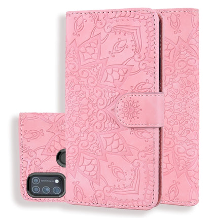 Embossed Sunflower Pattern Horizontal Flip PU Leather Case with Holder & Card Slots & Wallet & Lanyard, For Samsung Galaxy A01, For Samsung Galaxy A11, For Samsung Galaxy M11, For Samsung Galaxy A21, For Samsung Galaxy A31, For Samsung Galaxy A41      ...