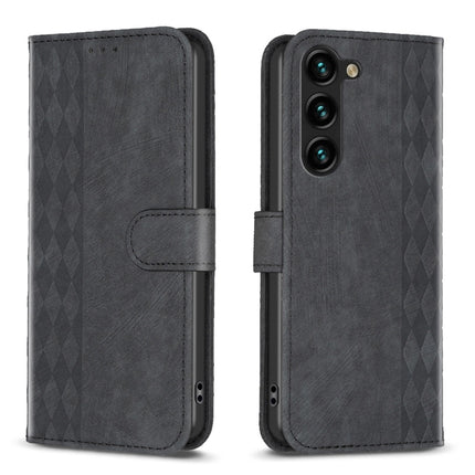 Plaid Embossed Leather Phone Case, For Samsung Galaxy A25 5G, For Samsung Galaxy S23 5G, For Samsung Galaxy S24+ 5G, For Samsung Galaxy S23 FE 5G