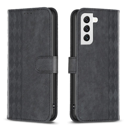 Plaid Embossed Leather Phone Case, For Samsung Galaxy S23 Ultra 5G, For Samsung Galaxy S24 5G, For Samsung Galaxy S22 5G, For Samsung Galaxy S22+ 5G