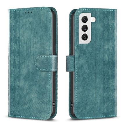 Plaid Embossed Leather Phone Case, For Samsung Galaxy S23 Ultra 5G, For Samsung Galaxy S24 5G, For Samsung Galaxy S22 5G, For Samsung Galaxy S22+ 5G