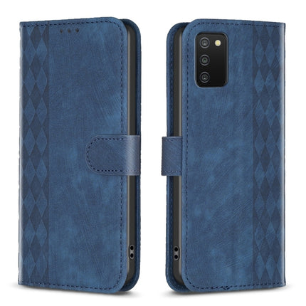 Plaid Embossed Leather Phone Case, For Samsung Galaxy S20 Ultra, For Samsung Galaxy A03s / A02s, For Samsung Galaxy A12, For Samsung Galaxy A13 4G/5G