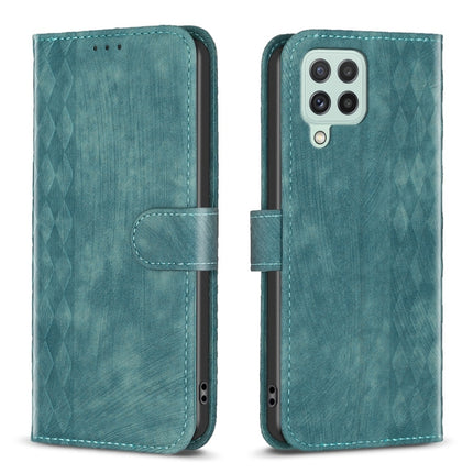 Plaid Embossed Leather Phone Case, For Samsung Galaxy S20 Ultra, For Samsung Galaxy A03s / A02s, For Samsung Galaxy A12, For Samsung Galaxy A13 4G/5G