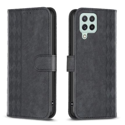 Plaid Embossed Leather Phone Case, For Samsung Galaxy A14 4G/5G, For Samsung Galaxy A22 4G, For Samsung Galaxy A23, For Samsung Galaxy A24 4G
