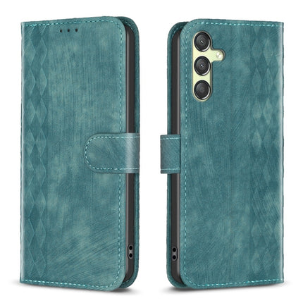 Plaid Embossed Leather Phone Case, For Samsung Galaxy A14 4G/5G, For Samsung Galaxy A22 4G, For Samsung Galaxy A23, For Samsung Galaxy A24 4G