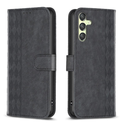 Plaid Embossed Leather Phone Case, For Samsung Galaxy A14 4G/5G, For Samsung Galaxy A22 4G, For Samsung Galaxy A23, For Samsung Galaxy A24 4G