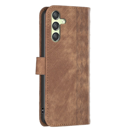 Plaid Embossed Leather Phone Case, For Samsung Galaxy A25 5G, For Samsung Galaxy S23 5G, For Samsung Galaxy S24+ 5G, For Samsung Galaxy S23 FE 5G