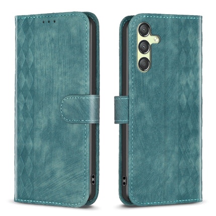 Plaid Embossed Leather Phone Case, For Samsung Galaxy A25 5G, For Samsung Galaxy S23 5G, For Samsung Galaxy S24+ 5G, For Samsung Galaxy S23 FE 5G