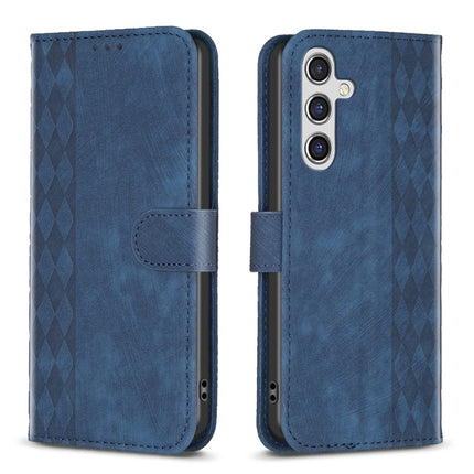 Plaid Embossed Leather Phone Case, For Samsung Galaxy A55, For Samsung Galaxy A35, For Samsung Galaxy S24 Ultra 5G, For Samsung Galaxy A15
