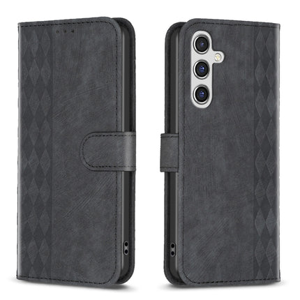 Plaid Embossed Leather Phone Case, For Samsung Galaxy A55, For Samsung Galaxy A35, For Samsung Galaxy S24 Ultra 5G, For Samsung Galaxy A15