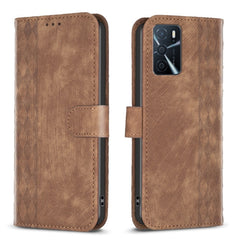 Plaid Embossed Leather Phone Case