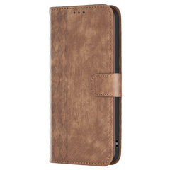 Plaid Embossed Leather Phone Case