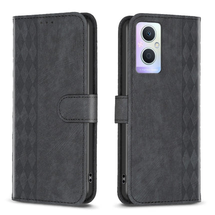 Plaid Embossed Leather Phone Case, For OPPO A94 5G / F19 Pro+ 5G, For OPPO A96 5G / Reno7 Z, For OPPO Find X6, For OPPO Find X6 Pro