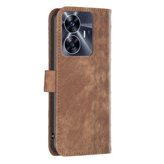 Plaid Embossed Leather Phone Case