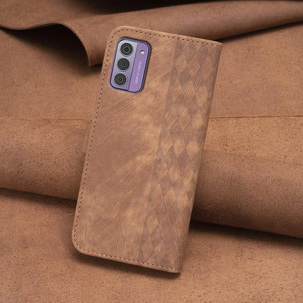 Plaid Embossed Leather Phone Case, For Nokia G42/G310, For Nokia C12, For Nokia C22, For Nokia C32