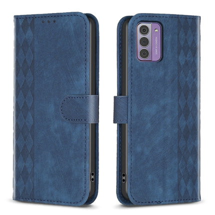 Plaid Embossed Leather Phone Case, For Nokia G42/G310, For Nokia C12, For Nokia C22, For Nokia C32