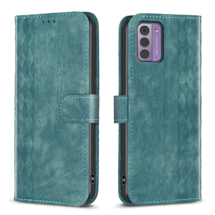 Plaid Embossed Leather Phone Case, For Nokia G42/G310, For Nokia C12, For Nokia C22, For Nokia C32