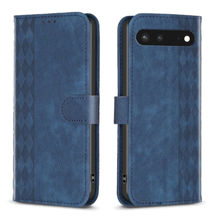 Plaid Embossed Leather Phone Case, For Google Pixel 7, For Google Pixel 7a, For Google Pixel 7 Pro, For Google Pixel 8