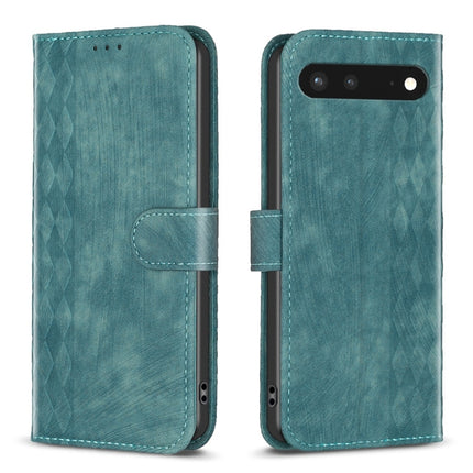 Plaid Embossed Leather Phone Case, For Google Pixel 7, For Google Pixel 7a, For Google Pixel 7 Pro, For Google Pixel 8
