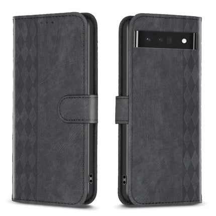 Plaid Embossed Leather Phone Case, For Google Pixel 7, For Google Pixel 7a, For Google Pixel 7 Pro, For Google Pixel 8