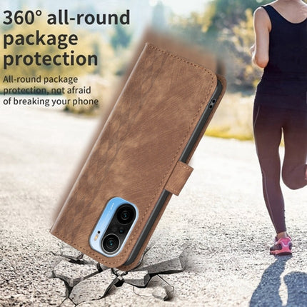 Plaid Embossed Leather Phone Case, For Xiaomi 11i / Redmi K40, For Xiaomi 12 Pro, For Xiaomi 12, For Xiaomi 11T / 11T Pro