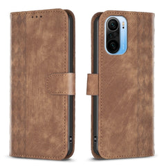 Plaid Embossed Leather Phone Case, For Xiaomi 11i / Redmi K40, For Xiaomi 12 Pro, For Xiaomi 12, For Xiaomi 11T / 11T Pro