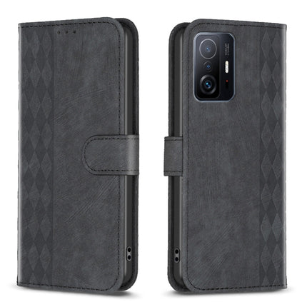 Plaid Embossed Leather Phone Case, For Xiaomi 11i / Redmi K40, For Xiaomi 12 Pro, For Xiaomi 12, For Xiaomi 11T / 11T Pro