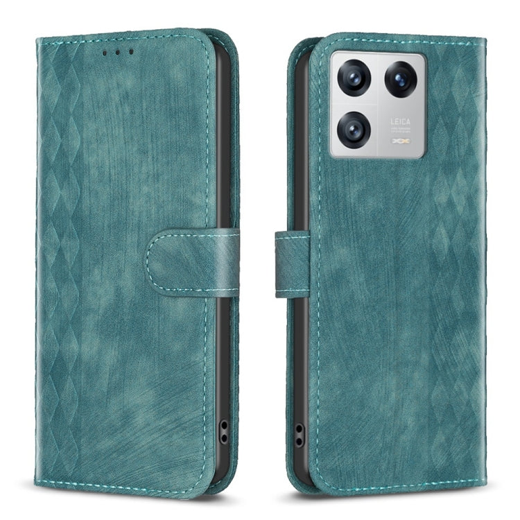 Plaid Embossed Leather Phone Case, For Xiaomi 13, For Xiaomi 12T / 12T Pro, For Xiaomi Redmi Note 11 Pro, For Xiaomi 12 Lite