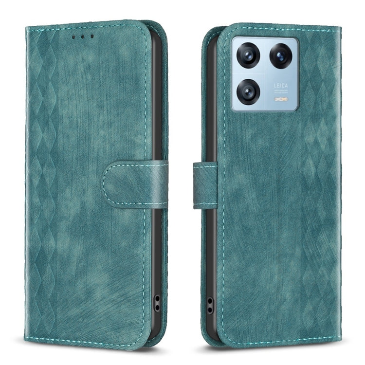 Plaid Embossed Leather Phone Case, For Xiaomi Redmi 12C, For Xiaomi 13 Lite 5G / Civi 2, For Xiaomi Redmi K60 / K60 Pro, For Xiaomi 13 Pro