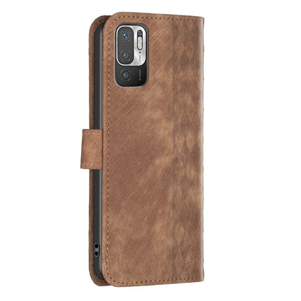 Plaid Embossed Leather Phone Case, For Xiaomi Poco M3 Pro, For Xiaomi 11 Lite, For Xiaomi Redmi Note 10 4G, For Xiaomi Redmi Note 10 Pro