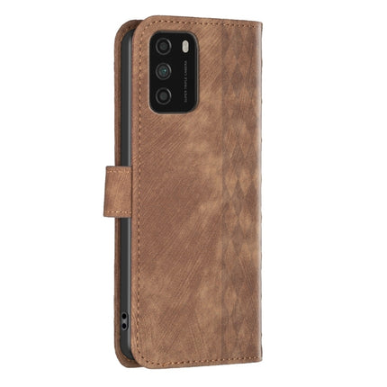 Plaid Embossed Leather Phone Case, For Xiaomi Poco M3 CN Version, For Xiaomi Poco X3 / X3 NFC, For Xiaomi Redmi 9A, For Xiaomi Redmi 9
