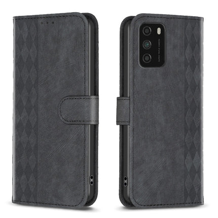 Plaid Embossed Leather Phone Case, For Xiaomi Poco M3 CN Version, For Xiaomi Poco X3 / X3 NFC, For Xiaomi Redmi 9A, For Xiaomi Redmi 9