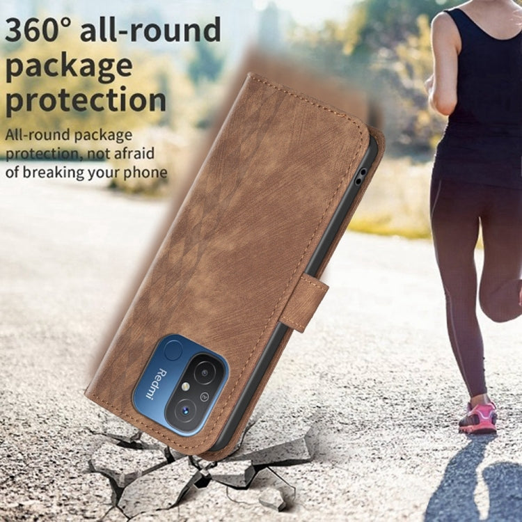 Plaid Embossed Leather Phone Case, For Xiaomi Redmi 12C, For Xiaomi 13 Lite 5G / Civi 2, For Xiaomi Redmi K60 / K60 Pro, For Xiaomi 13 Pro