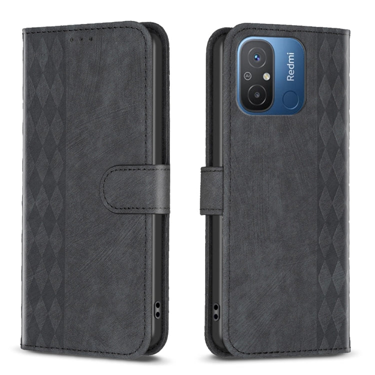 Plaid Embossed Leather Phone Case, For Xiaomi Redmi 12C, For Xiaomi 13 Lite 5G / Civi 2, For Xiaomi Redmi K60 / K60 Pro, For Xiaomi 13 Pro