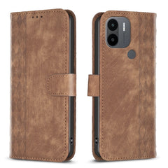 Plaid Embossed Leather Phone Case, For Xiaomi Redmi A1 / A1+, For Xiaomi Redmi Note 12 Pro+ Global, For Xiaomi Redmi Note 12 Pro Global, For Xiaomi Redmi Note 12 5G Global