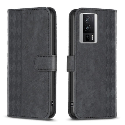 Plaid Embossed Leather Phone Case, For Xiaomi Redmi 12C, For Xiaomi 13 Lite 5G / Civi 2, For Xiaomi Redmi K60 / K60 Pro, For Xiaomi 13 Pro