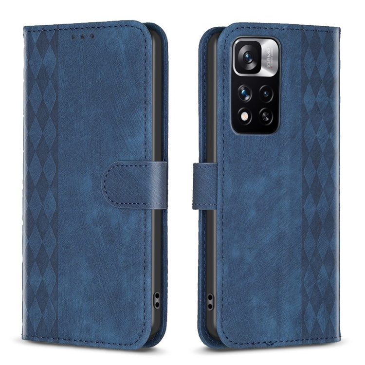 Plaid Embossed Leather Phone Case, For Xiaomi 13, For Xiaomi 12T / 12T Pro, For Xiaomi Redmi Note 11 Pro, For Xiaomi 12 Lite