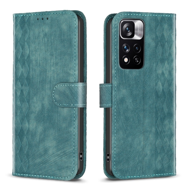 Plaid Embossed Leather Phone Case, For Xiaomi 13, For Xiaomi 12T / 12T Pro, For Xiaomi Redmi Note 11 Pro, For Xiaomi 12 Lite