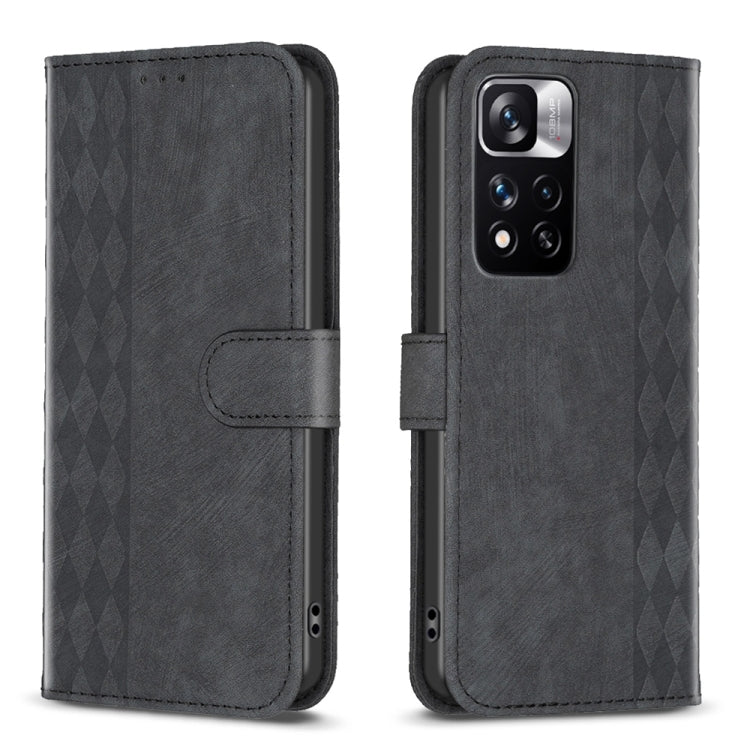 Plaid Embossed Leather Phone Case, For Xiaomi 13, For Xiaomi 12T / 12T Pro, For Xiaomi Redmi Note 11 Pro, For Xiaomi 12 Lite