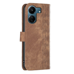 Plaid Embossed Leather Phone Case, For Xiaomi Redmi 13C, For Xiaomi Redmi Note 13 Pro+ 5G, For Xiaomi Redmi Note 13 Pro 5G, For Xiaomi Redmi 12 4G