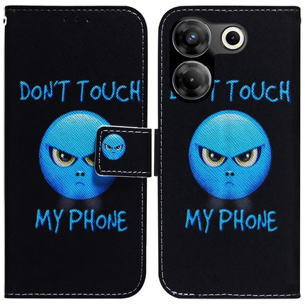 Coloured Drawing Flip Leather Phone Case, For Tecno Camon 20 Premier 5G, For Tecno Camon 20 Pro 5G